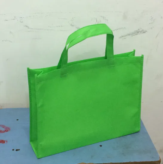 ローズゴールドのスーパーマーケットのリサイクルプラスチック安いショッピング超音波薄板PP非編まれた袋